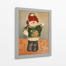 Muñeco de Nieve Junior - Angeles M. Pomata | Cuadro decorativo de Canvas Lab