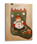 Calcetín de Navidad - Angeles M. Pomata | Cuadro decorativo de Canvas Lab