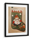 Calcetín de Navidad - Angeles M. Pomata | Cuadro decorativo de Canvas Lab