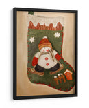 Calcetín de Navidad - Angeles M. Pomata | Cuadro decorativo de Canvas Lab