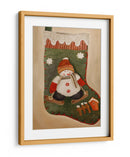 Calcetín de Navidad - Angeles M. Pomata | Cuadro decorativo de Canvas Lab