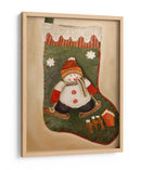 Calcetín de Navidad - Angeles M. Pomata | Cuadro decorativo de Canvas Lab