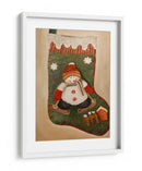 Calcetín de Navidad - Angeles M. Pomata | Cuadro decorativo de Canvas Lab