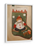 Calcetín de Navidad - Angeles M. Pomata | Cuadro decorativo de Canvas Lab