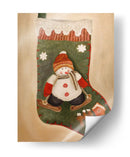 Calcetín de Navidad - Angeles M. Pomata | Cuadro decorativo de Canvas Lab