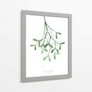 Muérdago de acuarela - Rosana Laiz Blursbyai | Cuadro decorativo de Canvas Lab