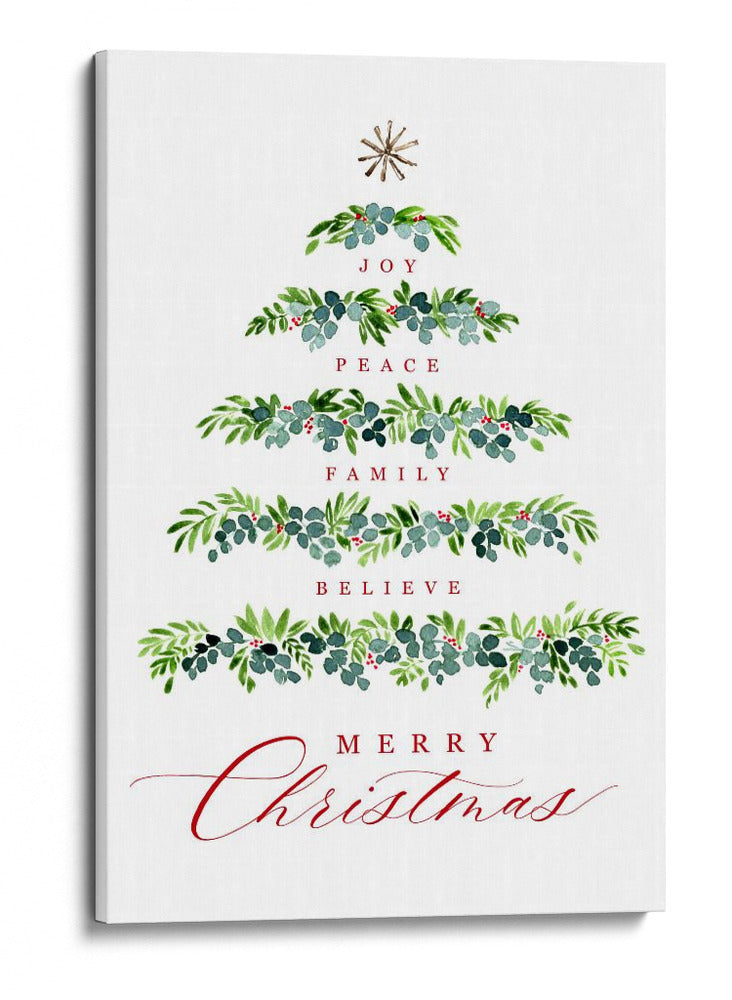 Árbol de Navidad con deseos - Rosana Laiz Blursbyai | Cuadro decorativo de Canvas Lab