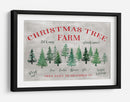 Letrero de la granja de árboles de Navidad - Rosana Laiz Blursbyai | Cuadro decorativo de Canvas Lab
