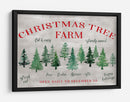 Letrero de la granja de árboles de Navidad - Rosana Laiz Blursbyai | Cuadro decorativo de Canvas Lab