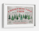 Letrero de la granja de árboles de Navidad - Rosana Laiz Blursbyai | Cuadro decorativo de Canvas Lab
