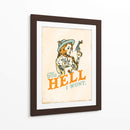 The Hell I Won't chica pin-up atrevida con tatuajes - The Whiskey Ginger | Cuadro decorativo de Canvas Lab