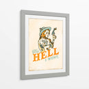 The Hell I Won't chica pin-up atrevida con tatuajes - The Whiskey Ginger | Cuadro decorativo de Canvas Lab
