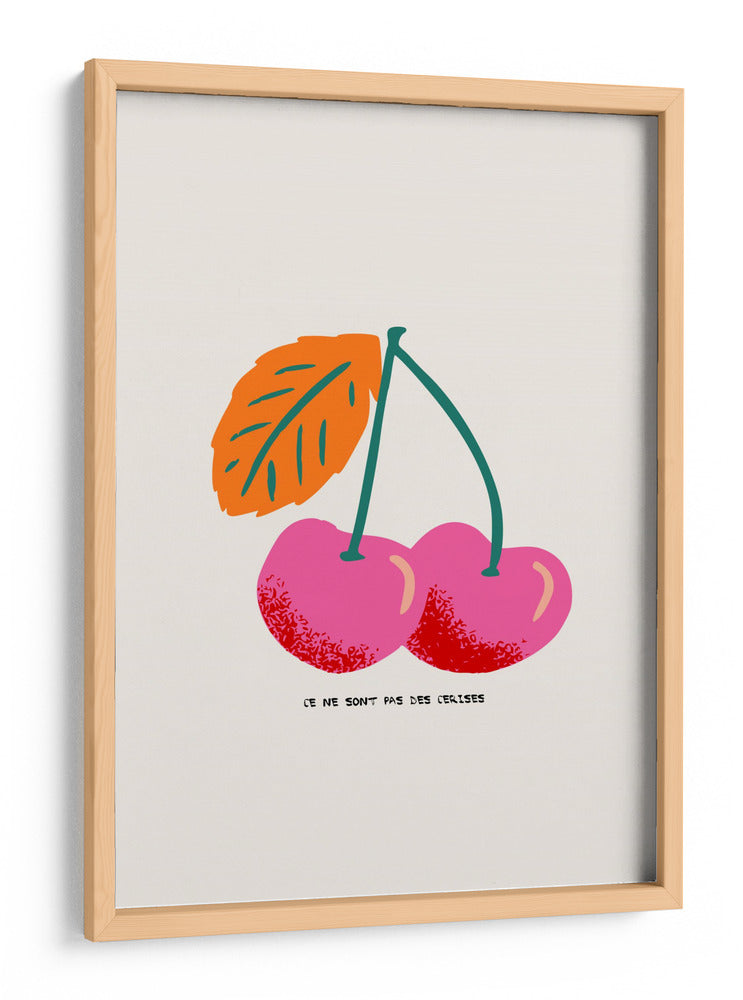 Ce ne sont pas des cerises - Annick | Cuadro decorativo de Canvas Lab