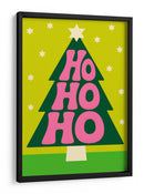 Jo Jo Jo Tipografía de Navidad - Neetesh Kumar | Cuadro decorativo de Canvas Lab