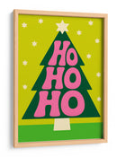 Jo Jo Jo Tipografía de Navidad - Neetesh Kumar | Cuadro decorativo de Canvas Lab