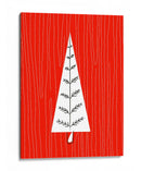 Árbol de Navidad rojo - Nicholas | Cuadro decorativo de Canvas Lab