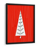 Árbol de Navidad rojo - Nicholas | Cuadro decorativo de Canvas Lab
