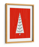 Árbol de Navidad rojo - Nicholas | Cuadro decorativo de Canvas Lab