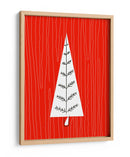 Árbol de Navidad rojo - Nicholas | Cuadro decorativo de Canvas Lab