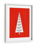 Árbol de Navidad rojo - Nicholas | Cuadro decorativo de Canvas Lab