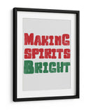 Alegrando el espíritu - Rojo y Verde - Jolly and Dash | Cuadro decorativo de Canvas Lab