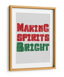 Alegrando el espíritu - Rojo y Verde - Jolly and Dash | Cuadro decorativo de Canvas Lab