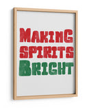 Alegrando el espíritu - Rojo y Verde - Jolly and Dash | Cuadro decorativo de Canvas Lab