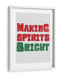 Alegrando el espíritu - Rojo y Verde - Jolly and Dash | Cuadro decorativo de Canvas Lab