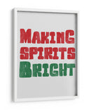 Alegrando el espíritu - Rojo y Verde - Jolly and Dash | Cuadro decorativo de Canvas Lab