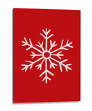 Copo de Nieve - Red - Jolly and Dash | Cuadro decorativo de Canvas Lab