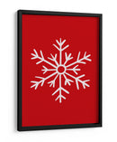 Copo de Nieve - Red - Jolly and Dash | Cuadro decorativo de Canvas Lab