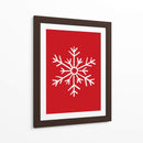Copo de Nieve - Red - Jolly and Dash | Cuadro decorativo de Canvas Lab
