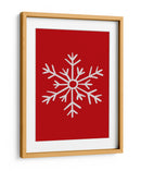 Copo de Nieve - Red - Jolly and Dash | Cuadro decorativo de Canvas Lab