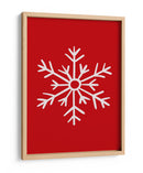 Copo de Nieve - Red - Jolly and Dash | Cuadro decorativo de Canvas Lab