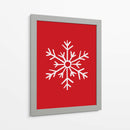 Copo de Nieve - Red - Jolly and Dash | Cuadro decorativo de Canvas Lab
