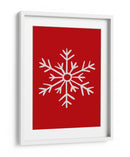 Copo de Nieve - Red - Jolly and Dash | Cuadro decorativo de Canvas Lab