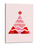 Árbol de Navidad geométrico - Art by the | Cuadro decorativo de Canvas Lab