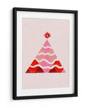 Árbol de Navidad geométrico - Art by the | Cuadro decorativo de Canvas Lab