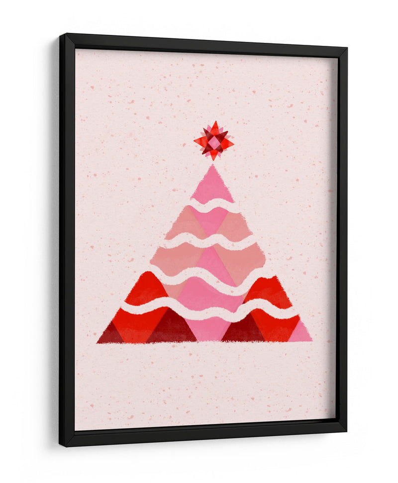 Árbol de Navidad geométrico - Art by the | Cuadro decorativo de Canvas Lab