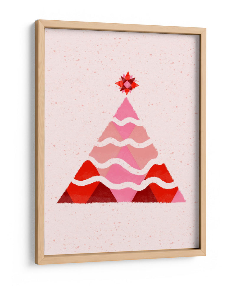 Árbol de Navidad geométrico - Art by the | Cuadro decorativo de Canvas Lab