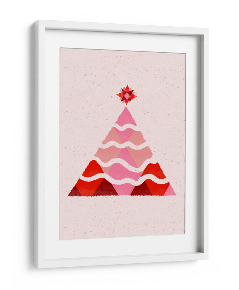 Árbol de Navidad geométrico - Art by the | Cuadro decorativo de Canvas Lab