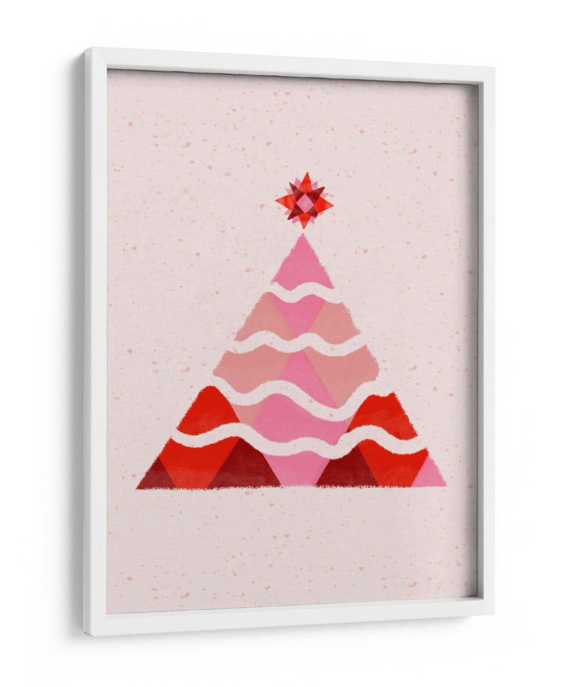 Árbol de Navidad geométrico - Art by the | Cuadro decorativo de Canvas Lab