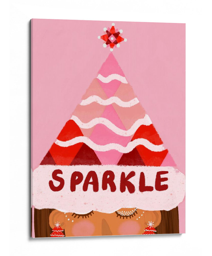 Brillo navideño - Art by the | Cuadro decorativo de Canvas Lab