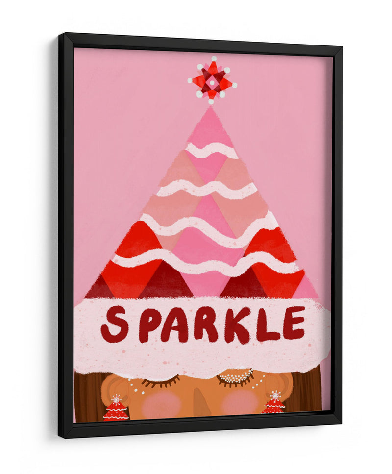 Brillo navideño - Art by the | Cuadro decorativo de Canvas Lab