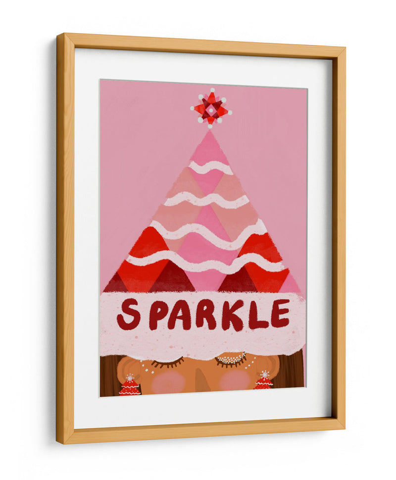 Brillo navideño - Art by the | Cuadro decorativo de Canvas Lab