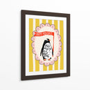 Retrato Festivo de Pingüino - Annick | Cuadro decorativo de Canvas Lab