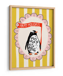 Retrato Festivo de Pingüino - Annick | Cuadro decorativo de Canvas Lab