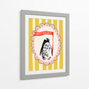 Retrato Festivo de Pingüino - Annick | Cuadro decorativo de Canvas Lab