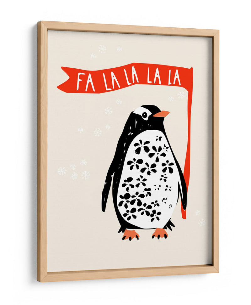 Fa La La La Festive Penguin - Annick | Cuadro decorativo de Canvas Lab