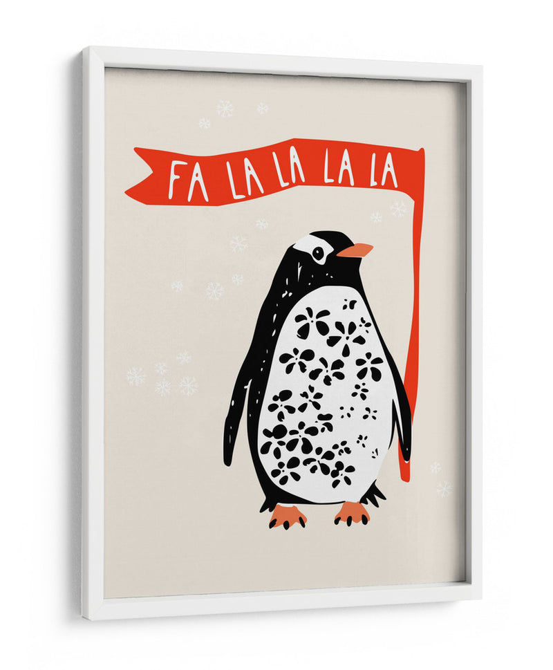 Fa La La La Festive Penguin - Annick | Cuadro decorativo de Canvas Lab